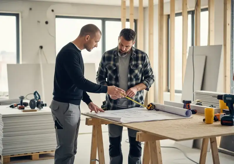 Koordination der Gewerke auf der Baustelle