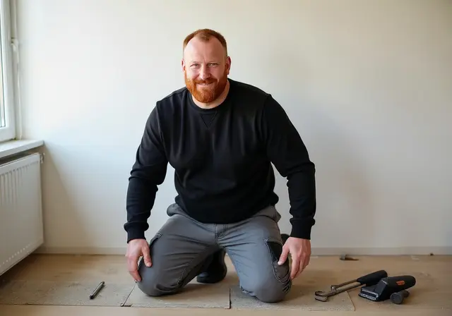Laminatverlegung im Wohnbereich