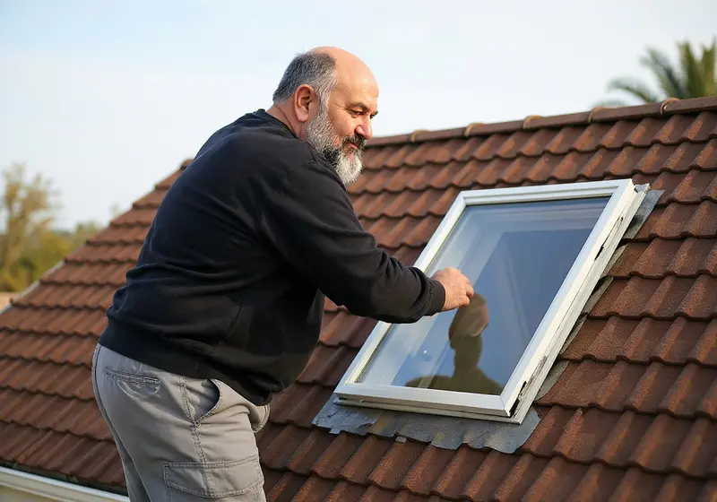 Einbau eines neuen Dachfensters