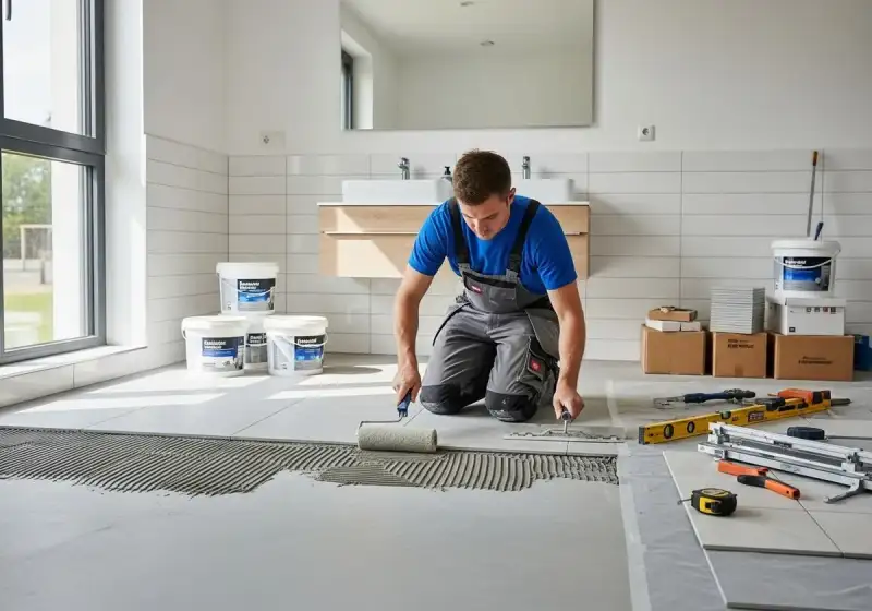Untergrundvorbereitung für Fliesenverlegung