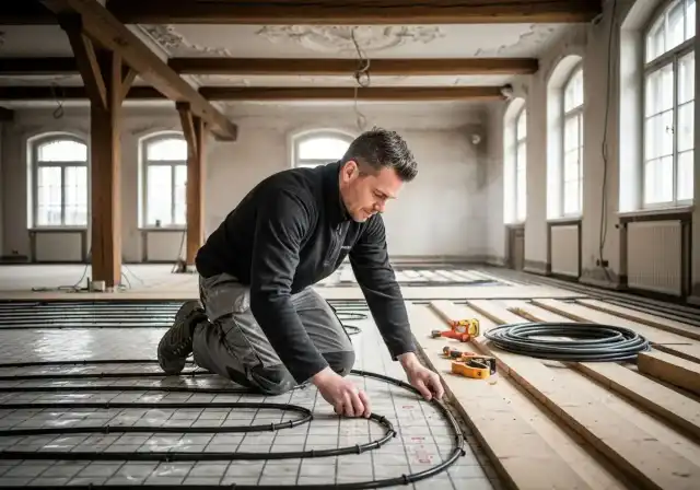 Fußbodenheizung im Altbau nachrüsten