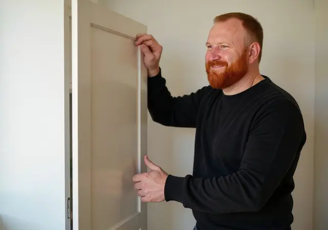 Handwerker bei der Reparaturarbeit