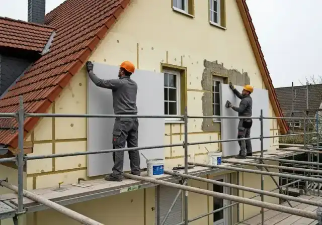 Entkernung eines Hauses vor der Sanierung